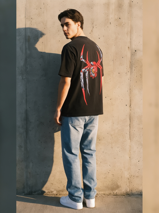 Detroit X Amazing Spider-Man Heavyweight Black Tee