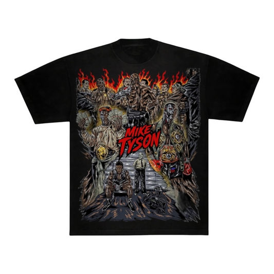 DETROIT X MIKE TYSON HEAVYWEIGHT BLACK TEE