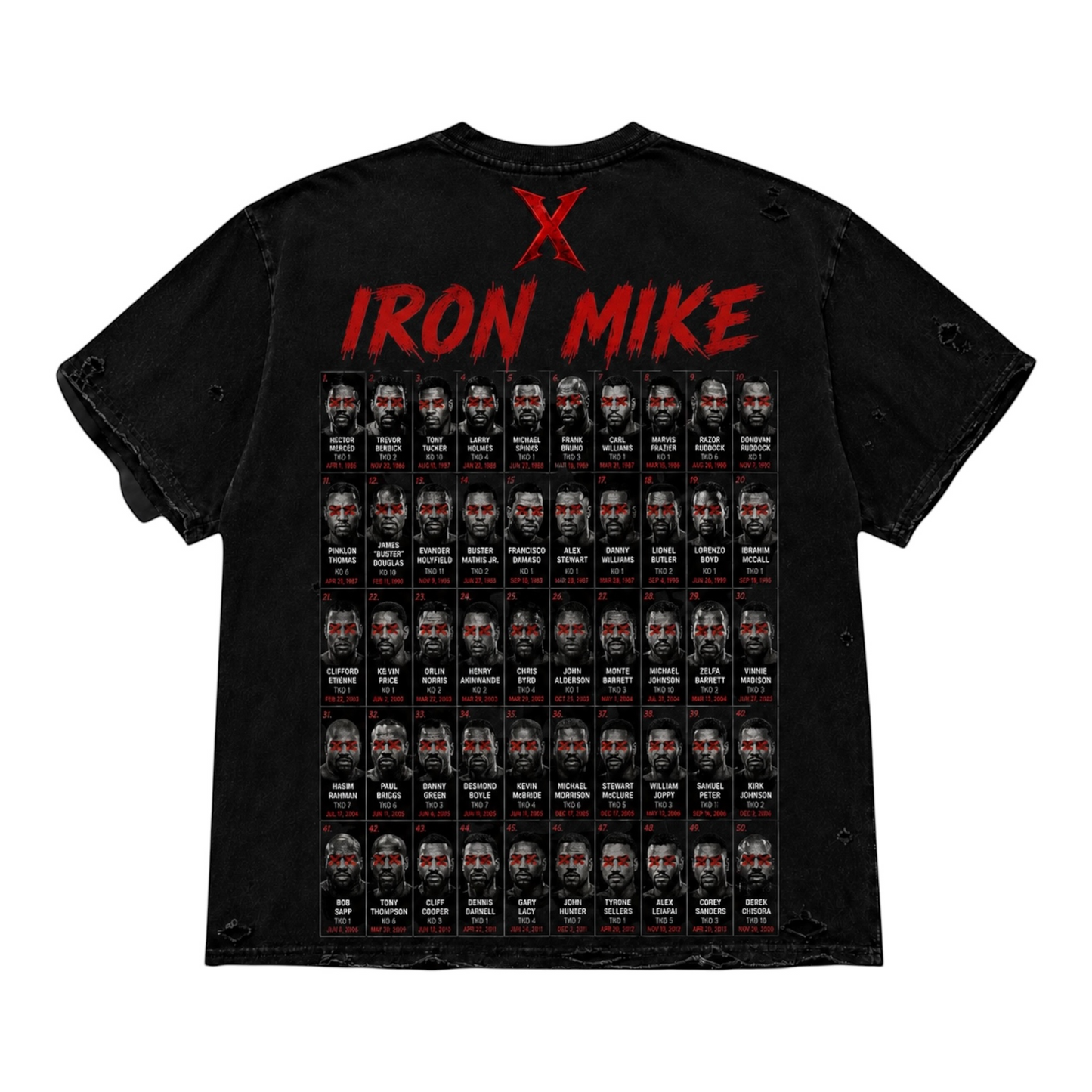 DETROIT X MIKE TYSON HEAVYWEIGHT BLACK TEE