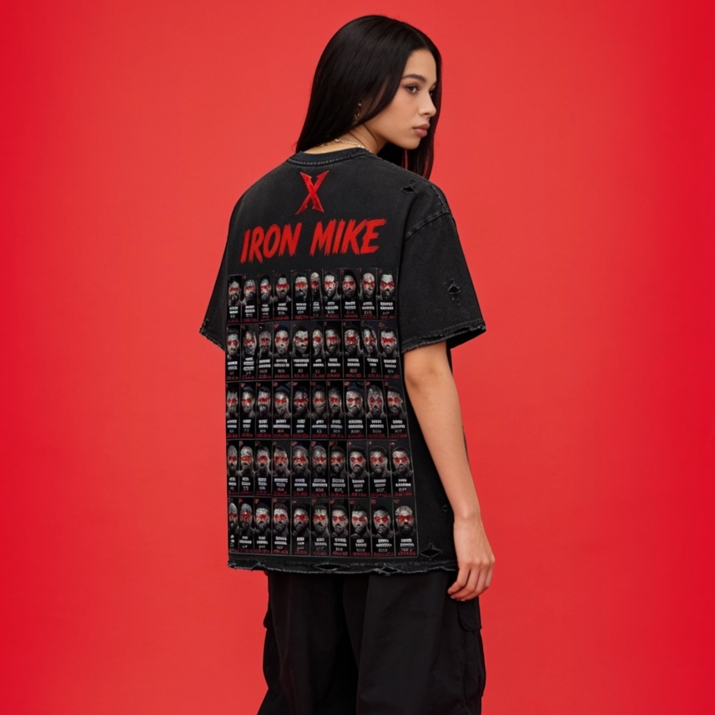 DETROIT X MIKE TYSON HEAVYWEIGHT BLACK TEE