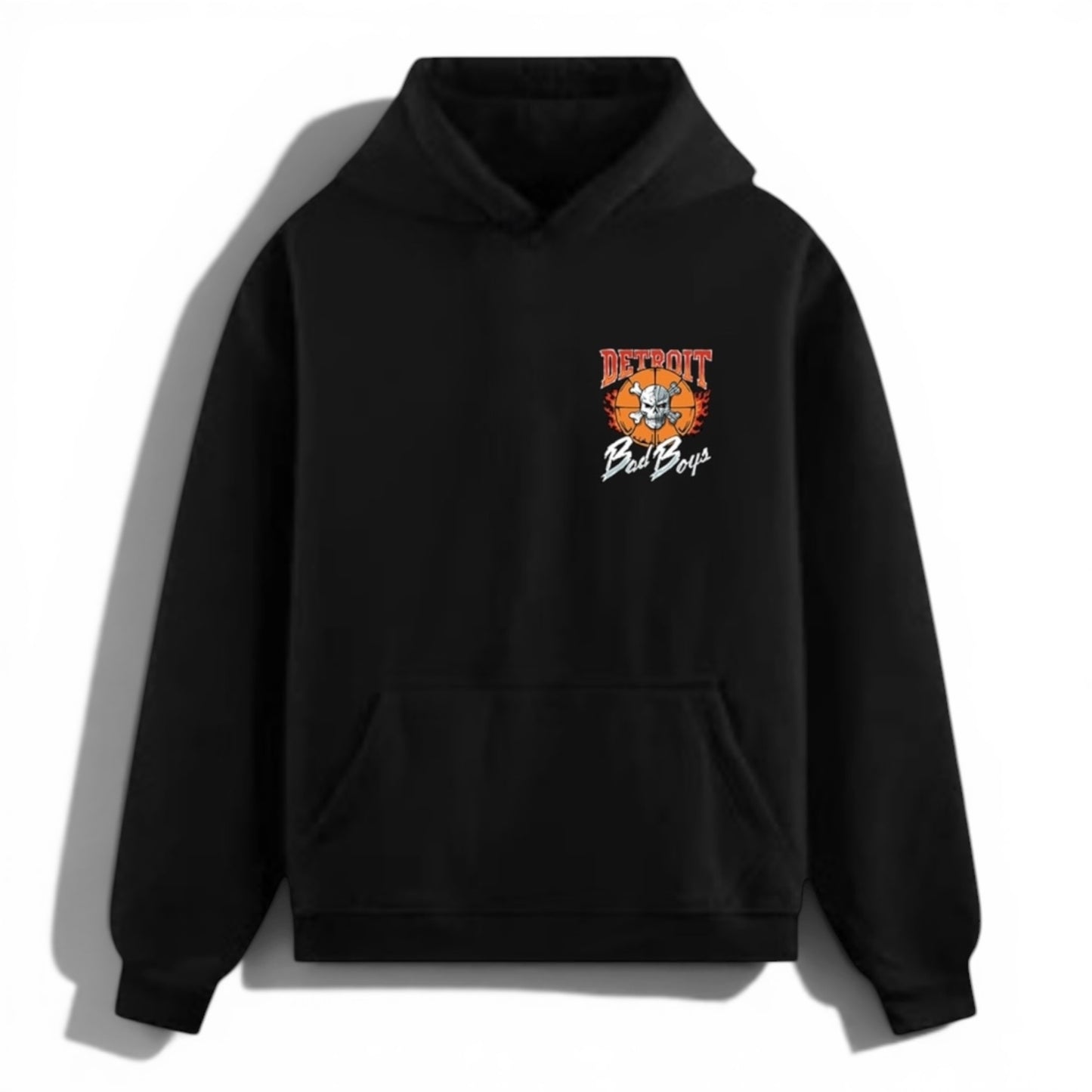 DETROIT X PISTONS BAD BOYS BLACK HEAVYWEIGHT HOODIE