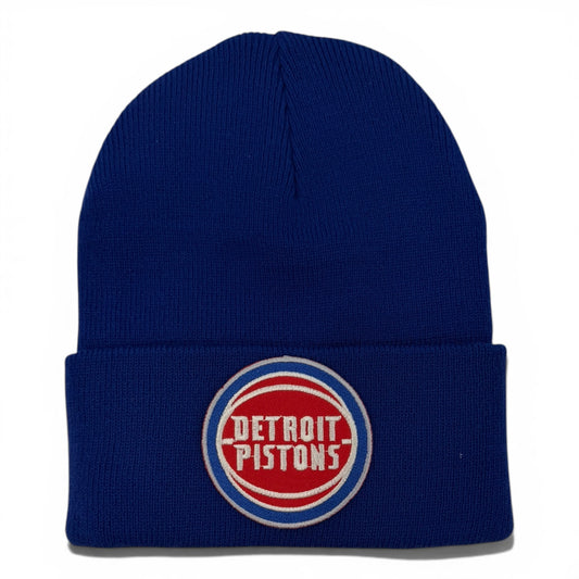 DETROIT X PISTONS SINGLE PATCH BEANIE