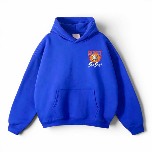 DETROIT X PISTONS BAD BOYS BLUE HEAVYWEIGHT HOODIE