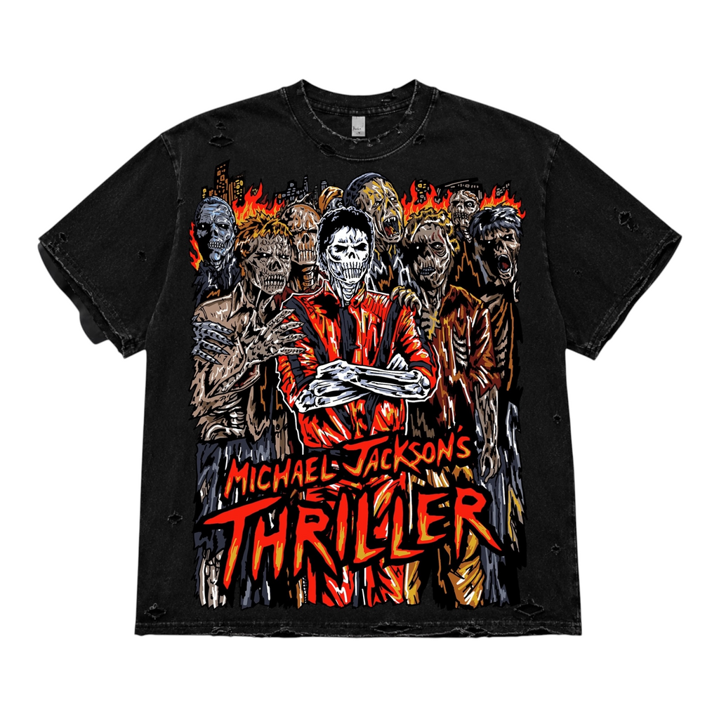 Detroit X Michael Jackson Thriller (Distressed Tee)