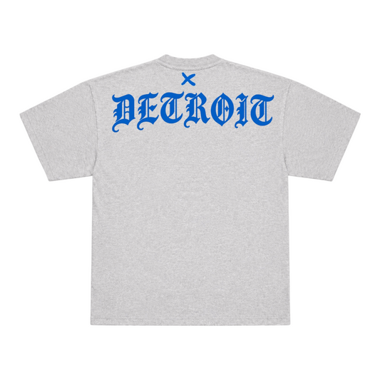 Detroit X Lions One Pride 313 Heavyweight Graphic T-Shirt – Heather Grey