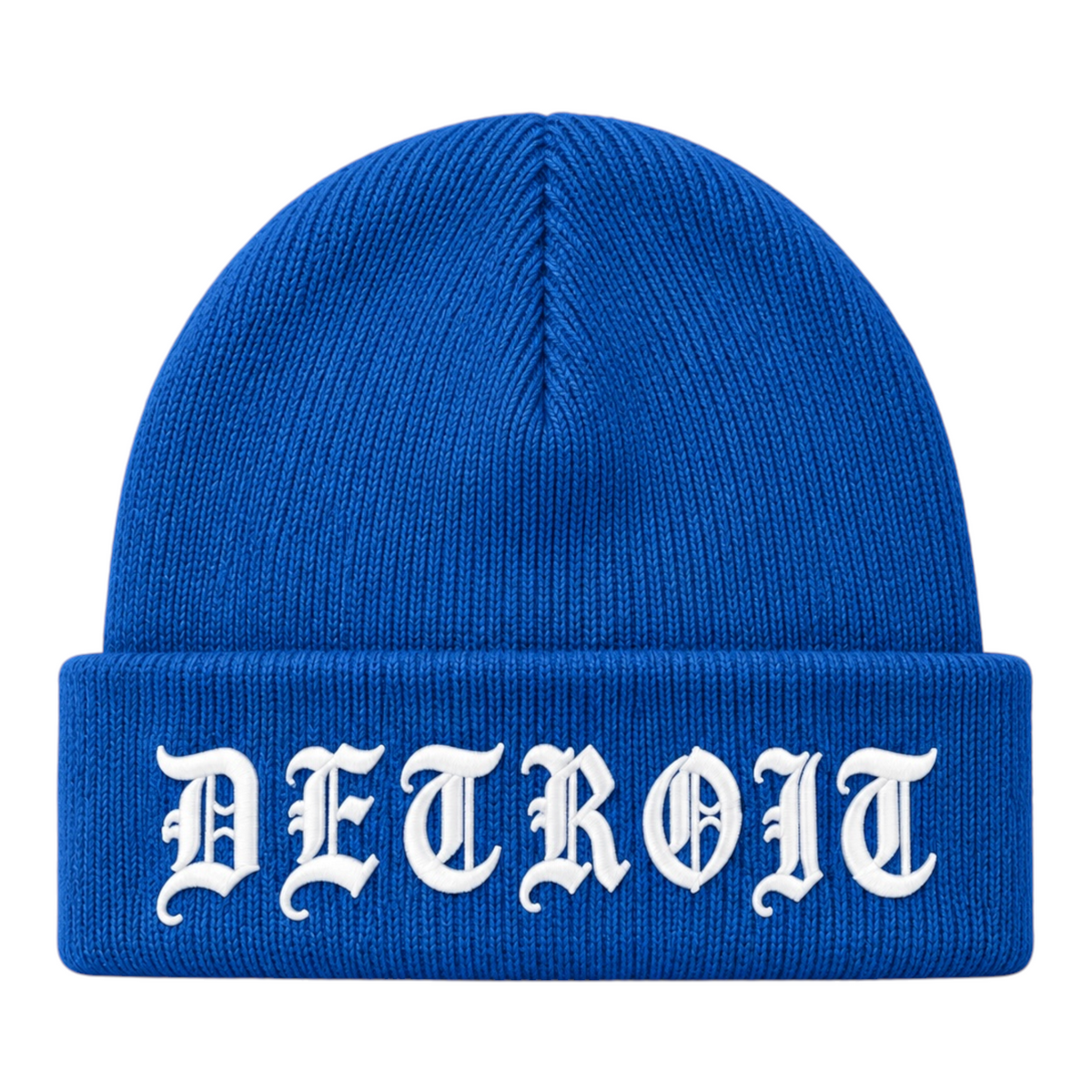 Detroit X Old English Detroit Lions Cuffed Beanie – Honolulu Blue