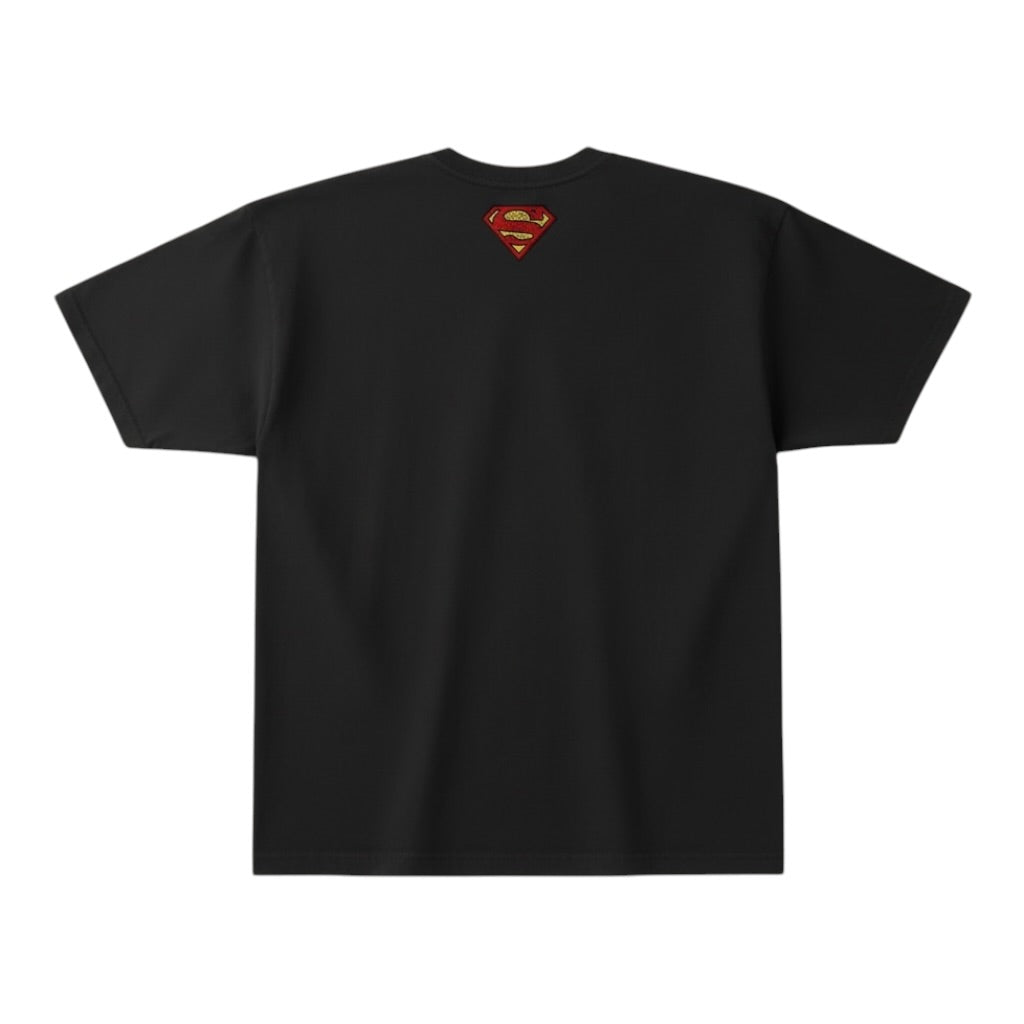 DETROIT X SUPERMAN HEAVYWEIGHT BLACK TEE